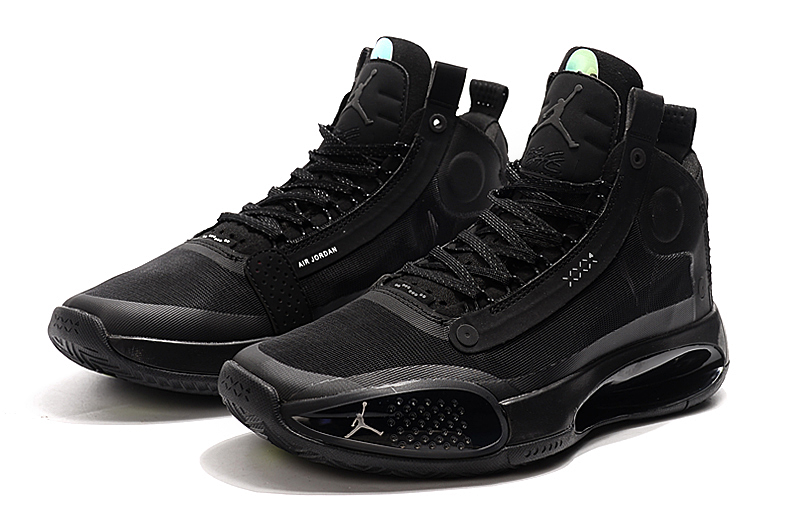 2002 2020 Air Jordan 34 High All Black Cat